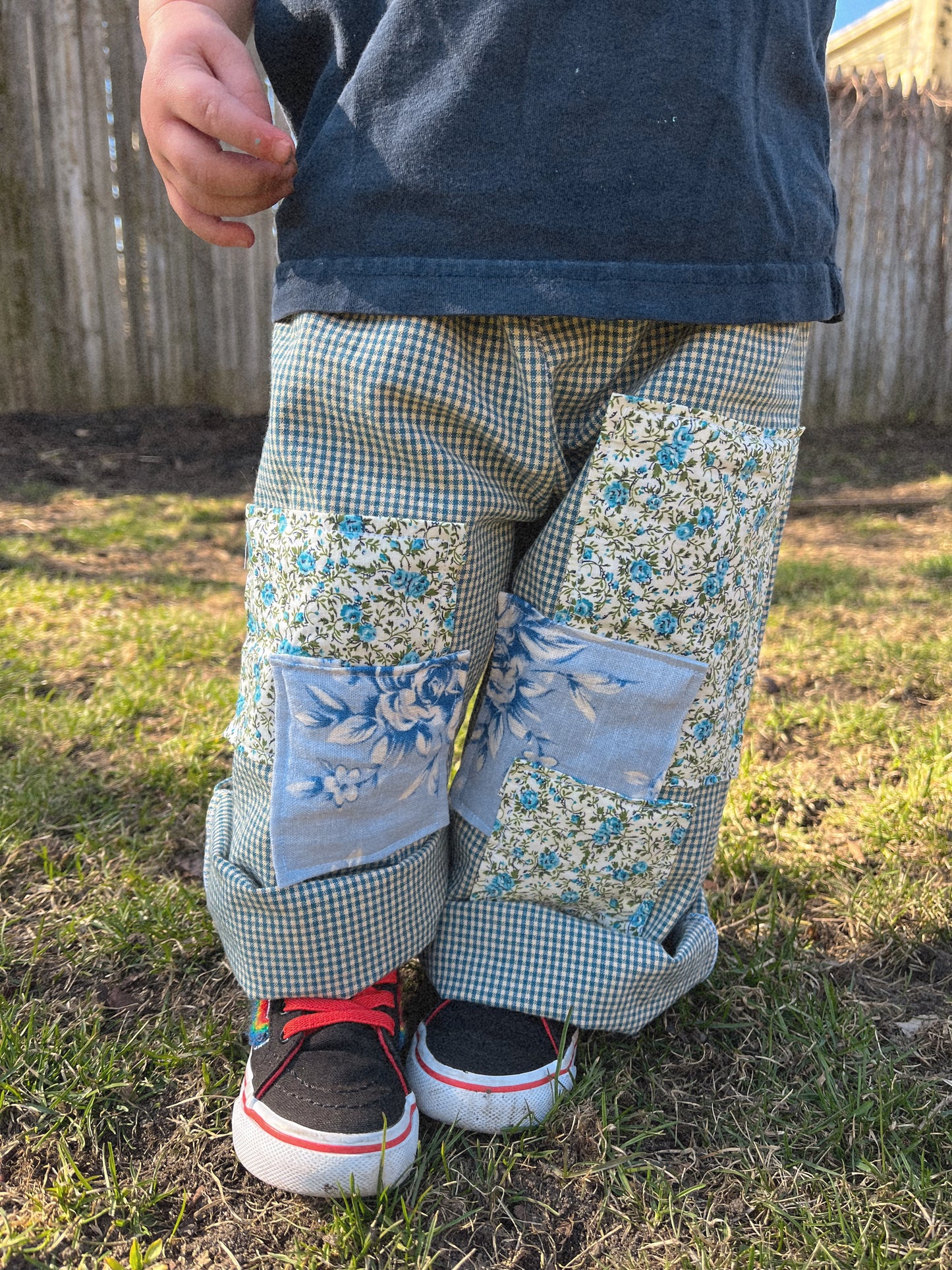 Indiana Play Pants- Cottage Rose