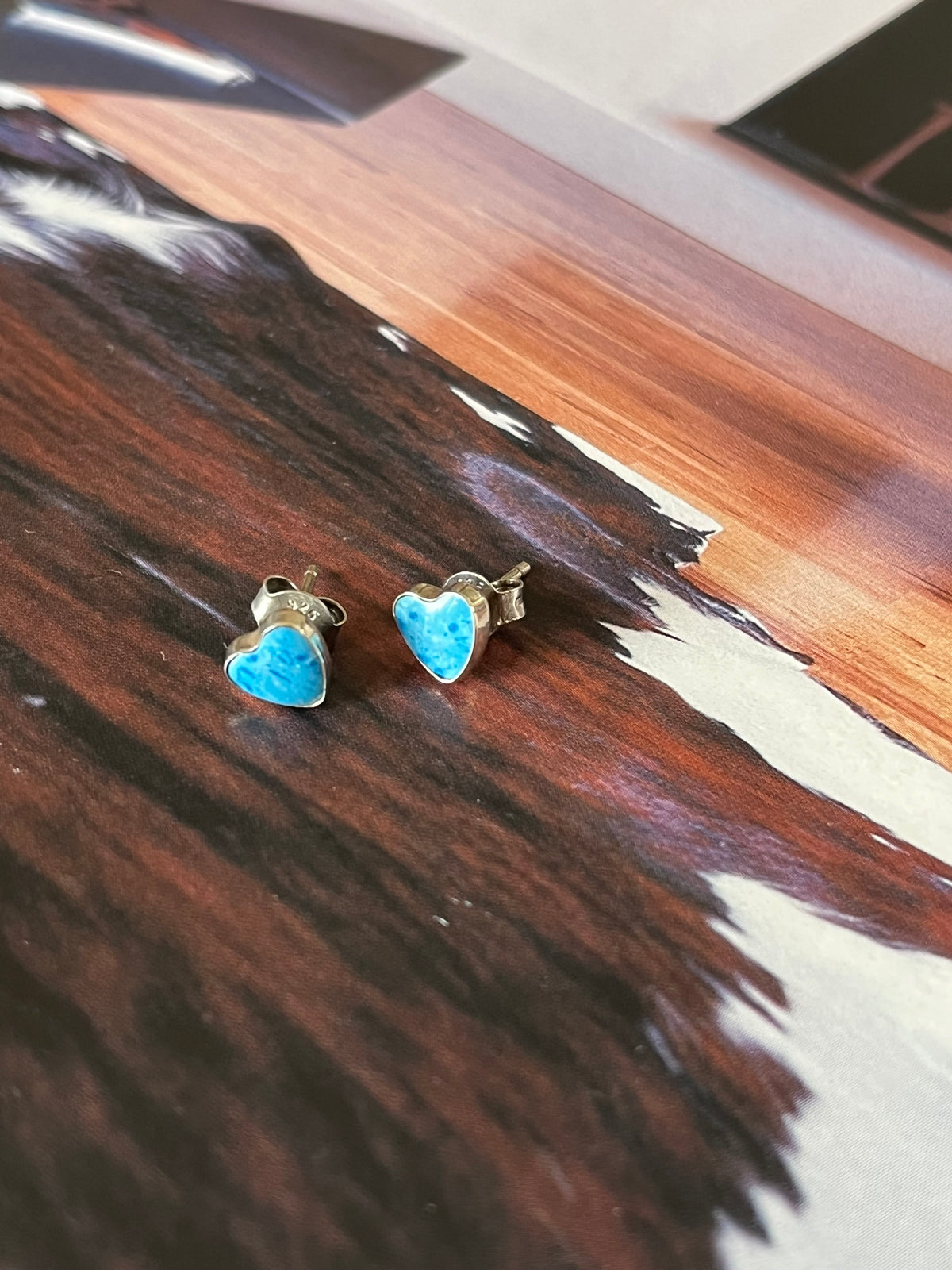 Vintage Heart Studs