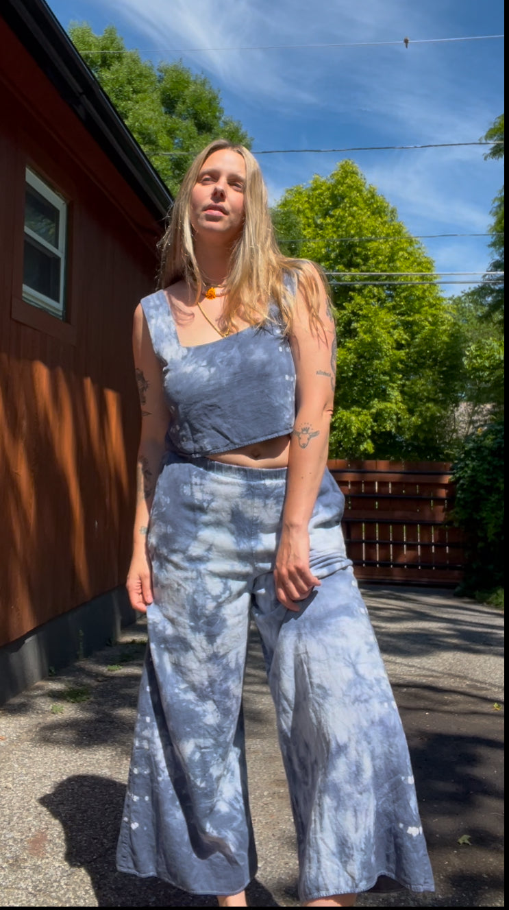 Mumu Linen Crop Set