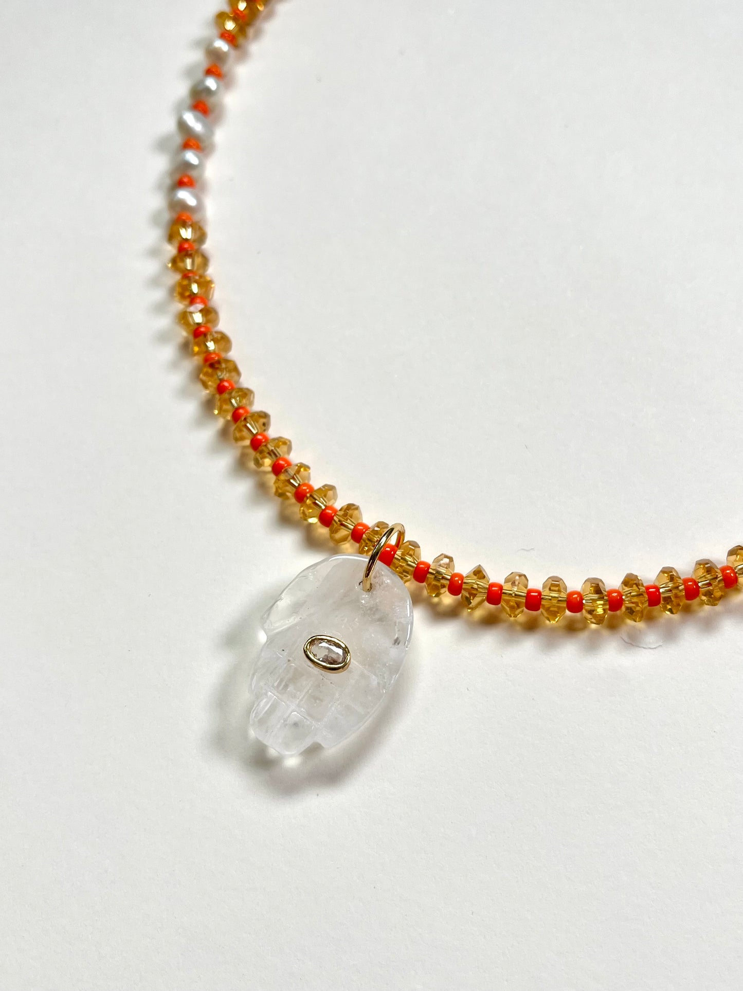 Citrine Mano Necklace