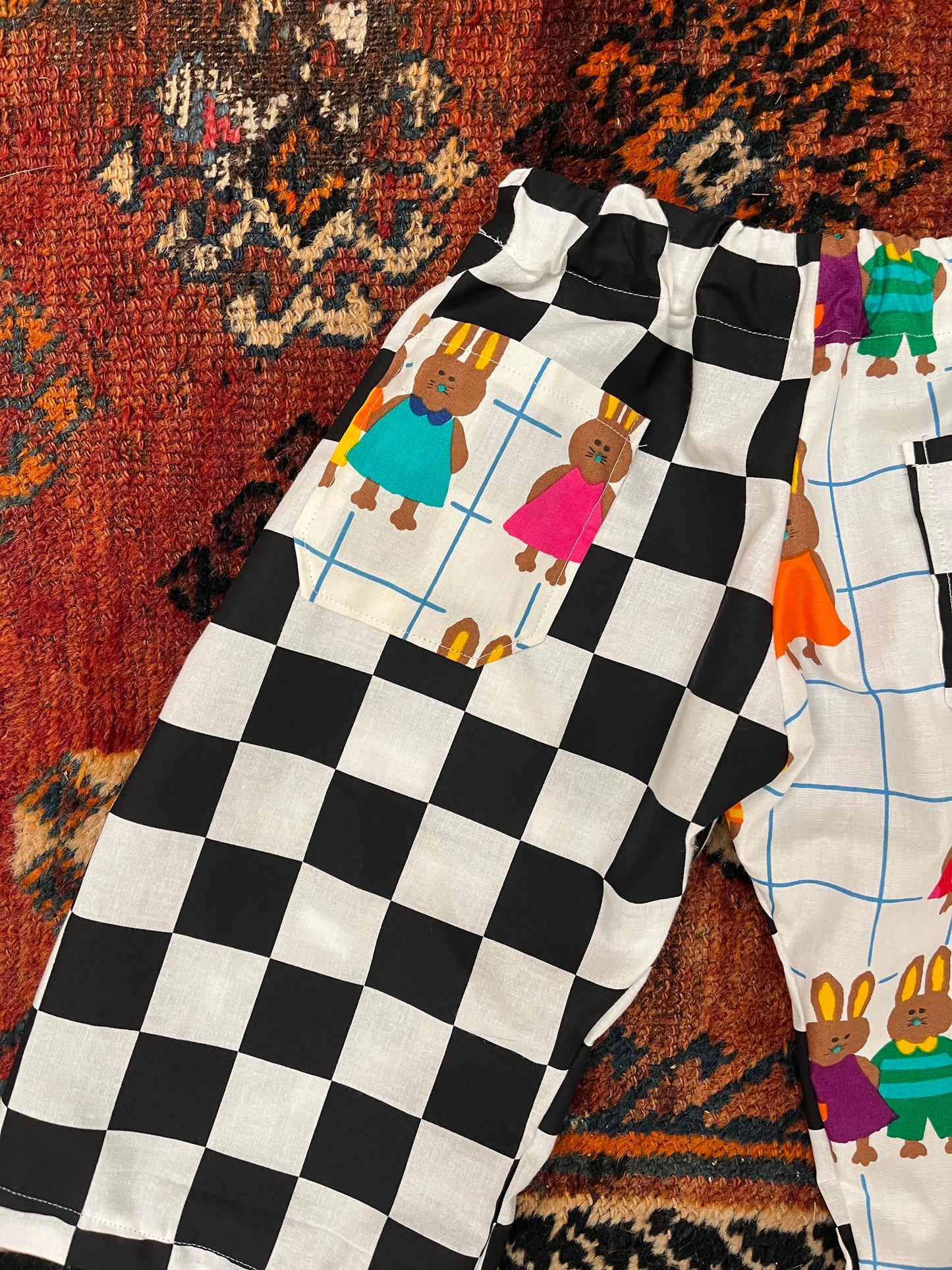 Indiana Play Pants -Bunny Check