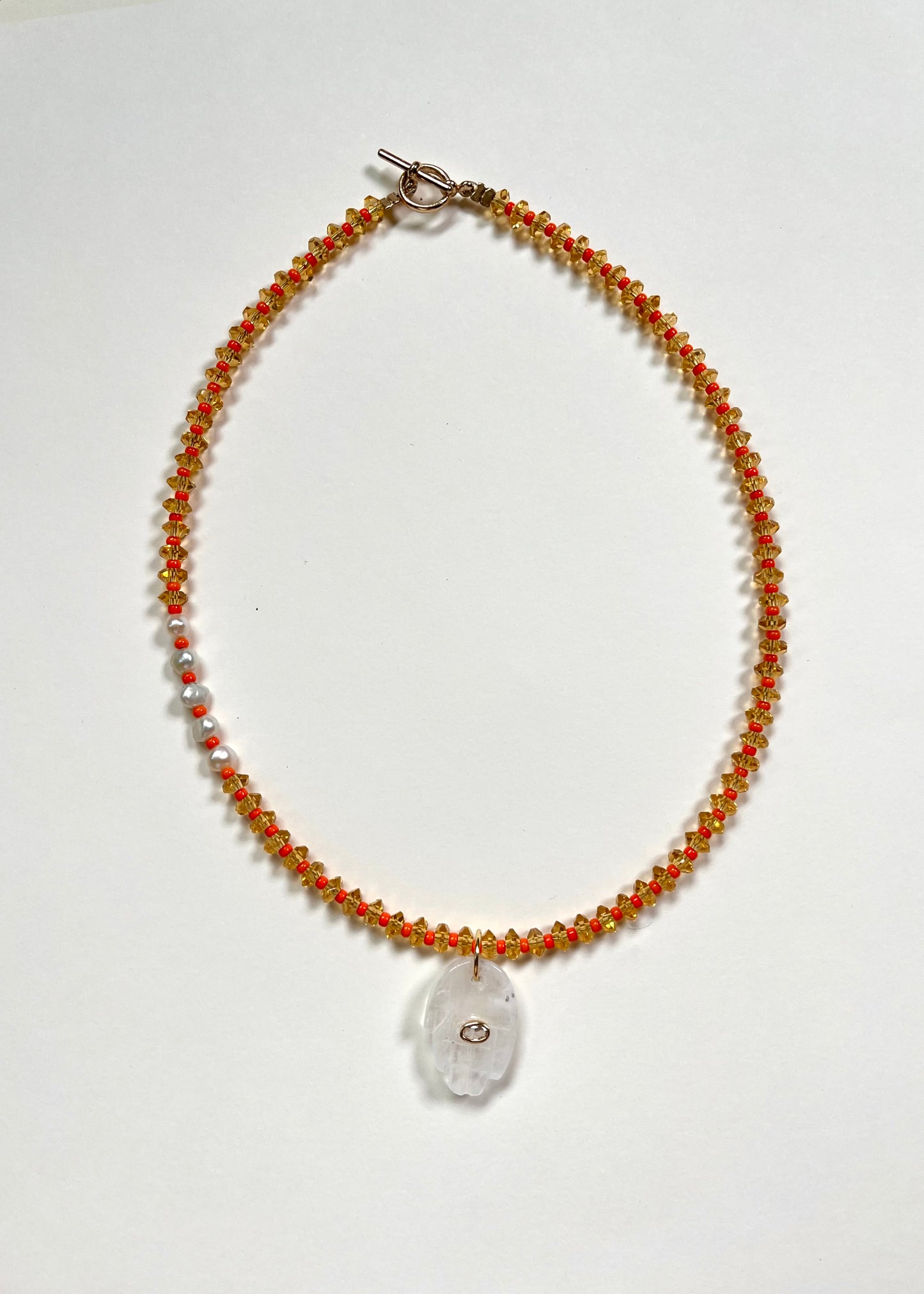 Citrine Mano Necklace