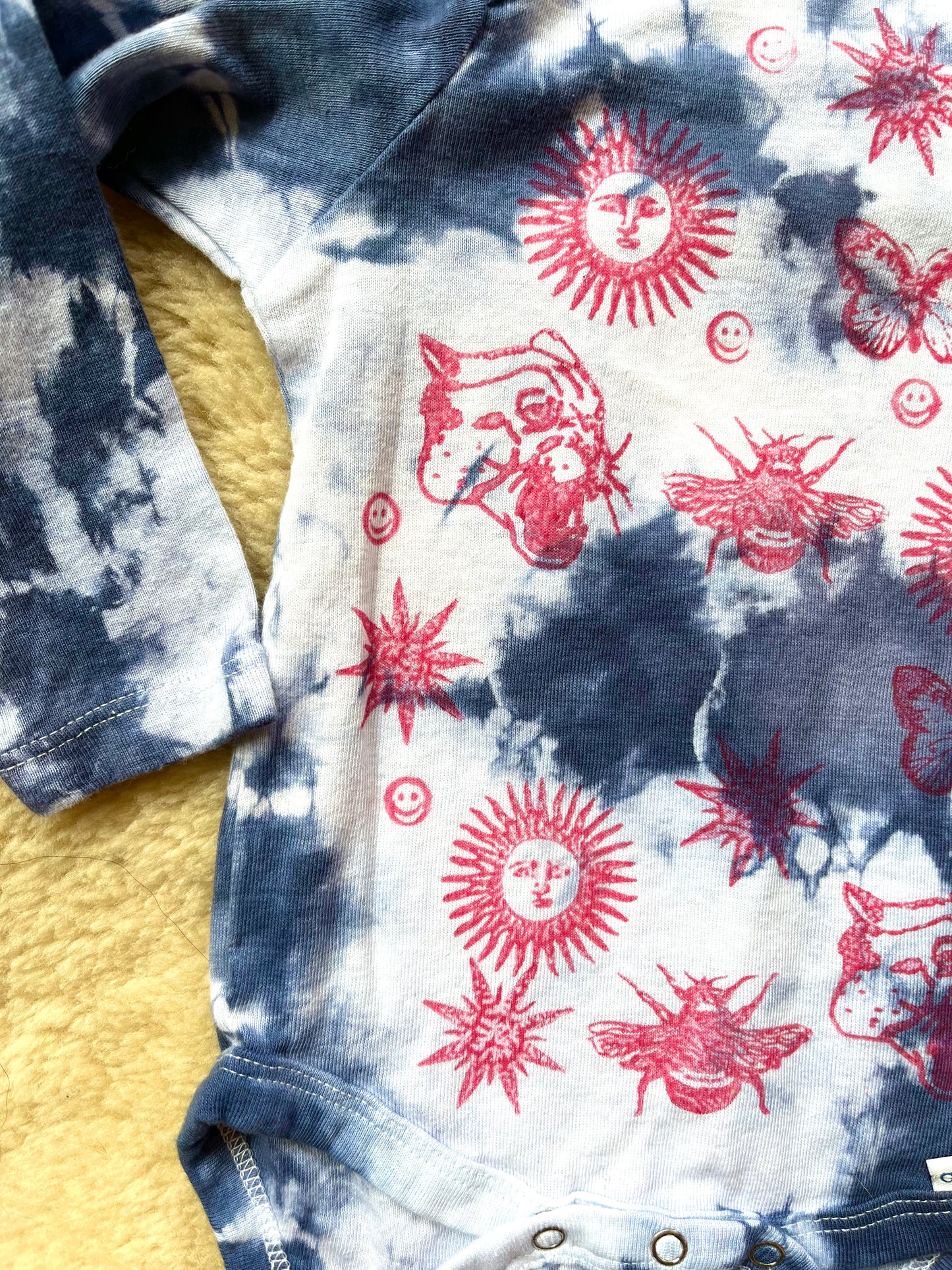 Little Everything Indigo Onesie