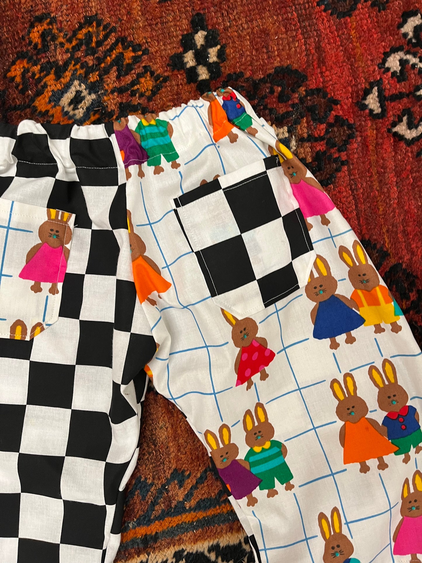 Indiana Play Pants -Bunny Check