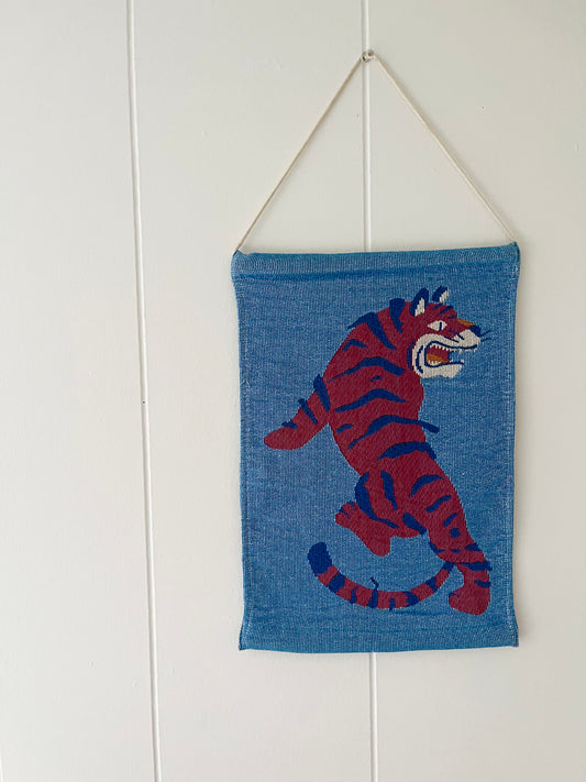 Vintage Tiger Wall Hanging