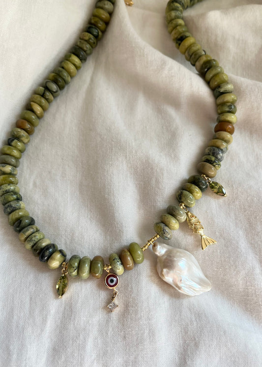 Jolene Charm Necklace