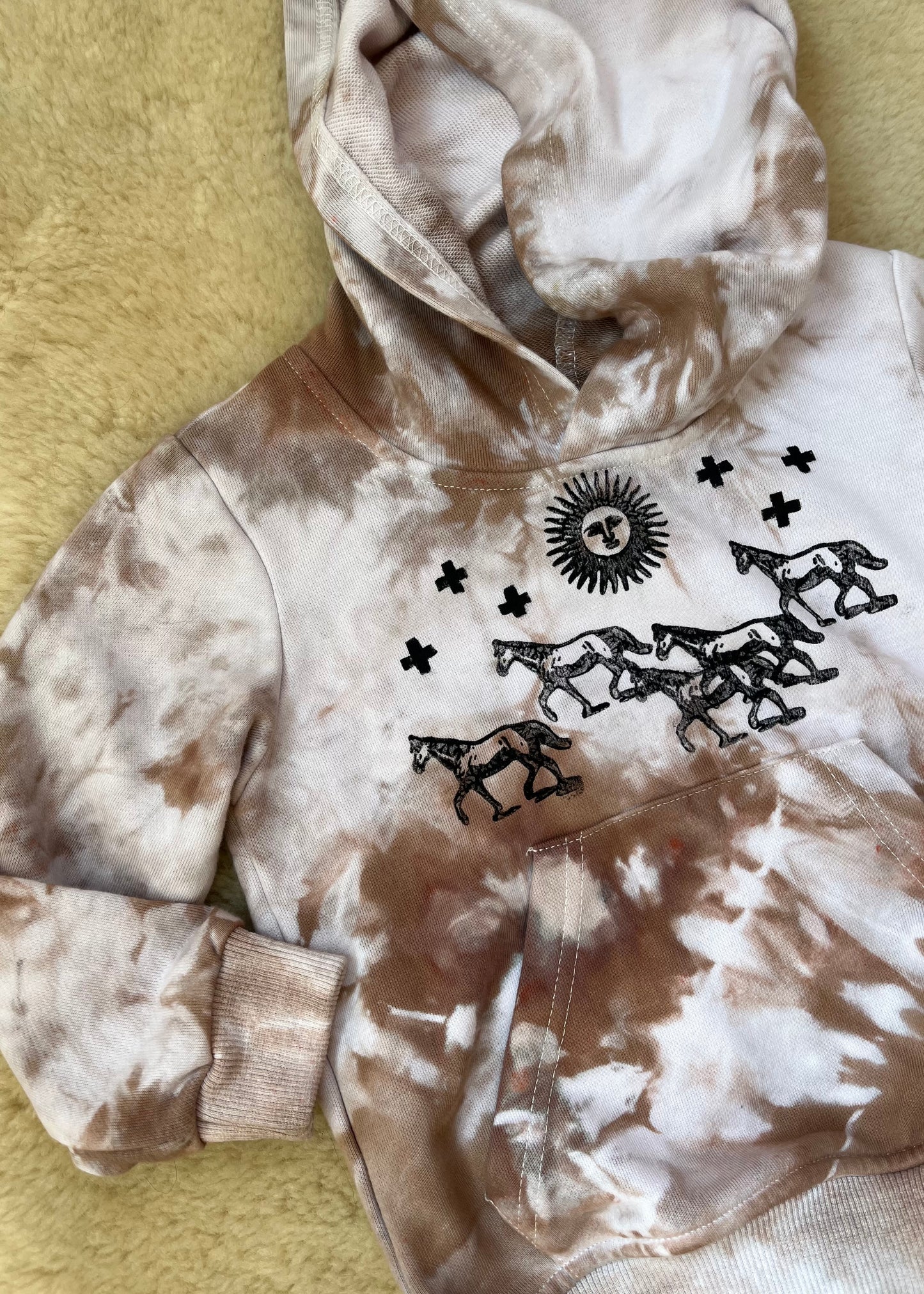 Giddy Up Dyed Hoodie