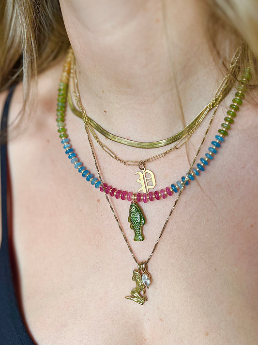 Rainbow Fish Necklace